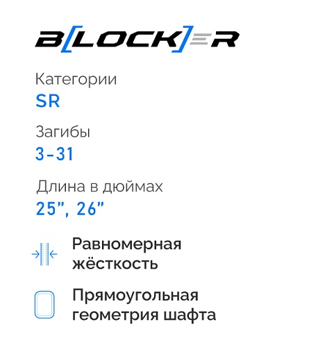 Клюшка вратарская ЗаряД BLOCK-R
